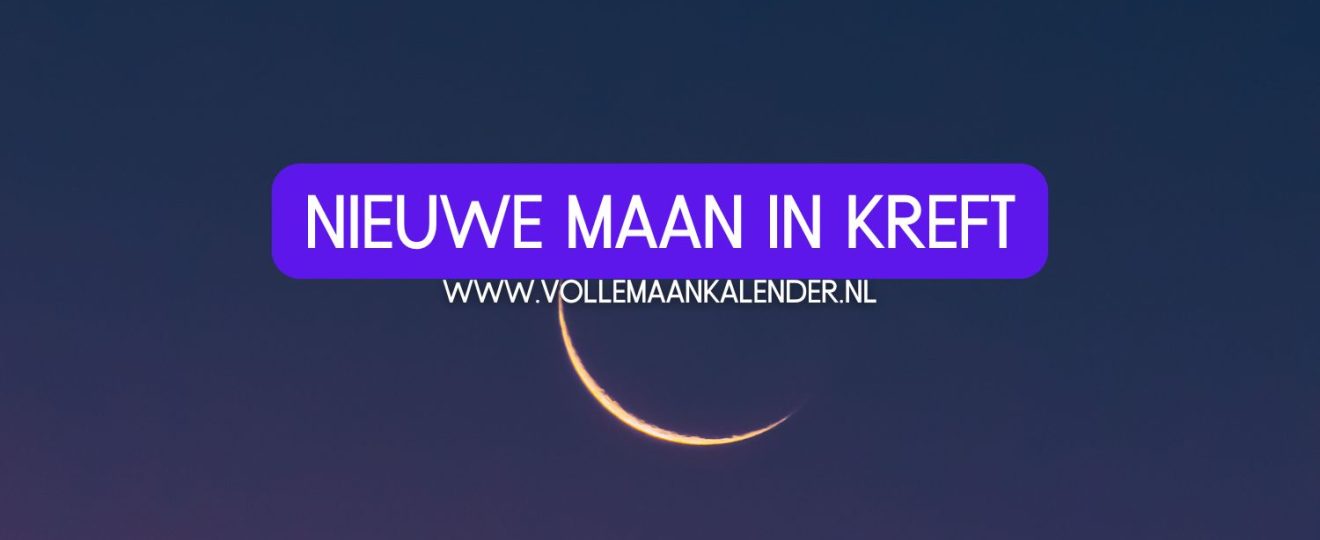 nieuwe maan in kreeft