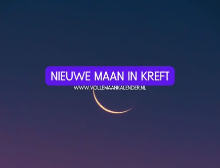 nieuwe maan in kreeft