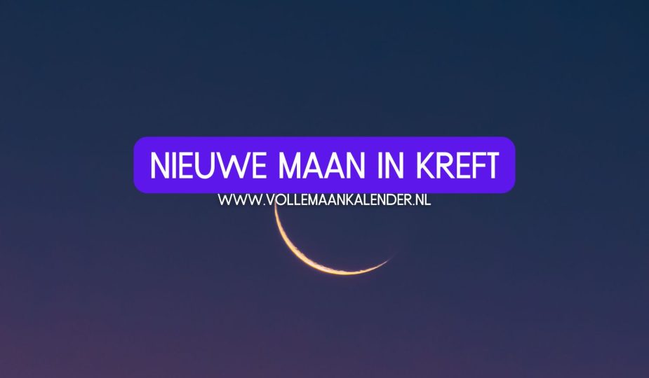 nieuwe maan in kreeft