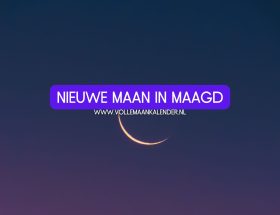Nieuwe maan in maagd 2025 - VolleMaanKalender.nl
