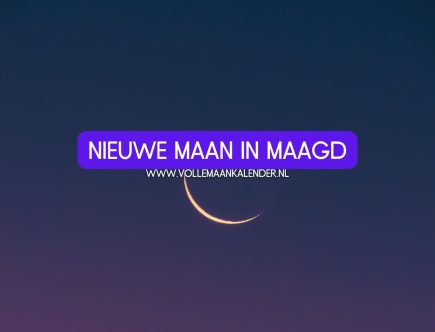 Nieuwe maan in maagd 2025 - VolleMaanKalender.nl