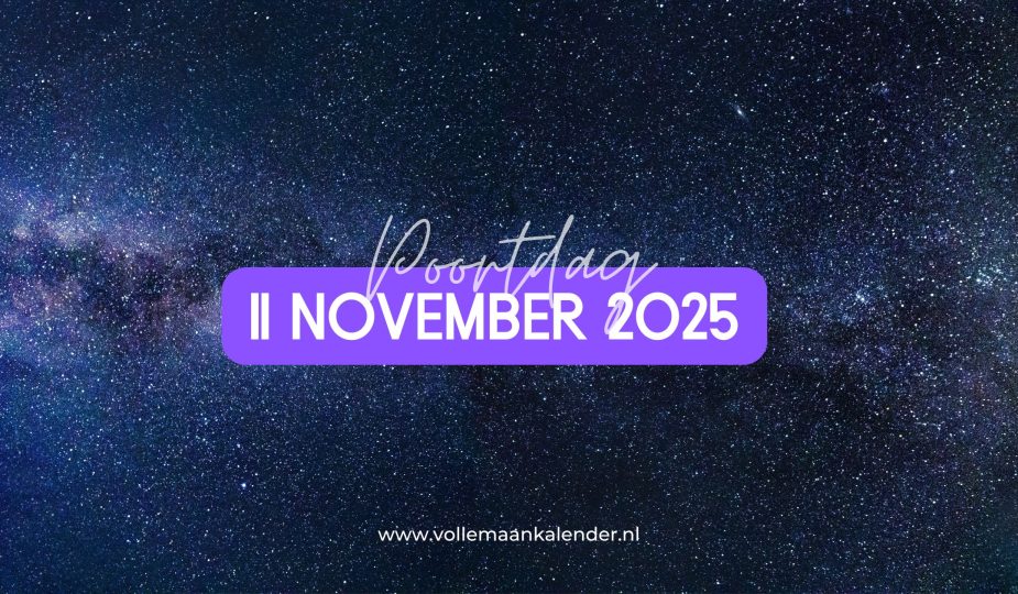 11 november 2025 poortdag - VolleMaanKalender.nl