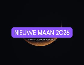 Nieuwe maan 2026 overzicht