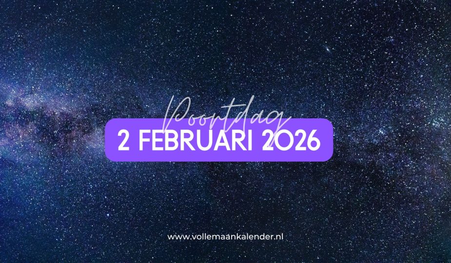 2 februari 2026 poortdag - VolleMaanKalender.nl