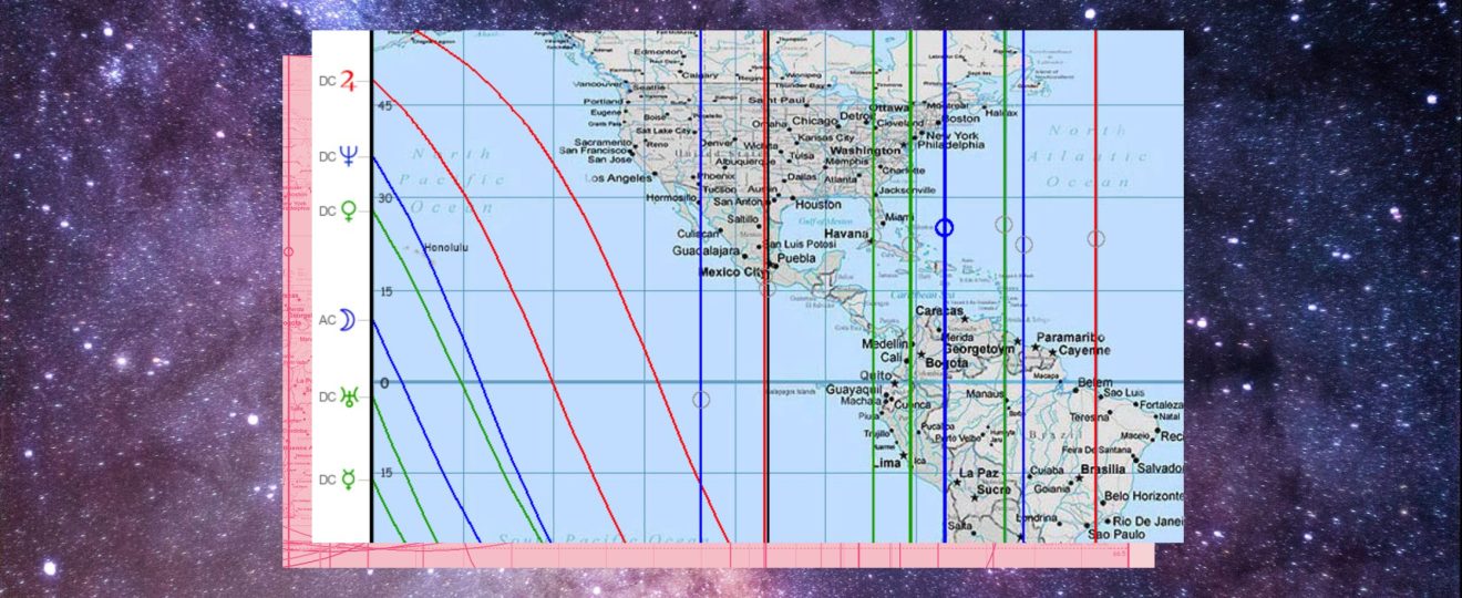 Astrocartografie en liefde waar ontmoet je je partner - vollemaankalender