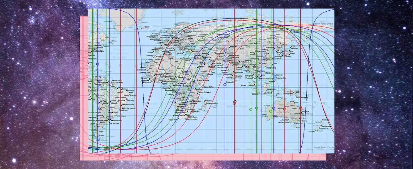 Astrocartografie reizen beste bestemmingen voor jouw energie - vollemaankalender