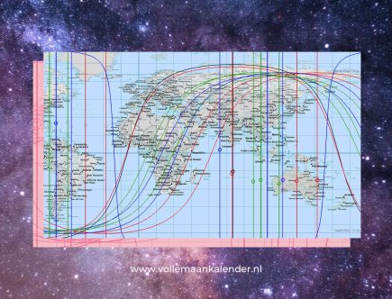 Astrocartografie reizen beste bestemmingen voor jouw energie - vollemaankalender