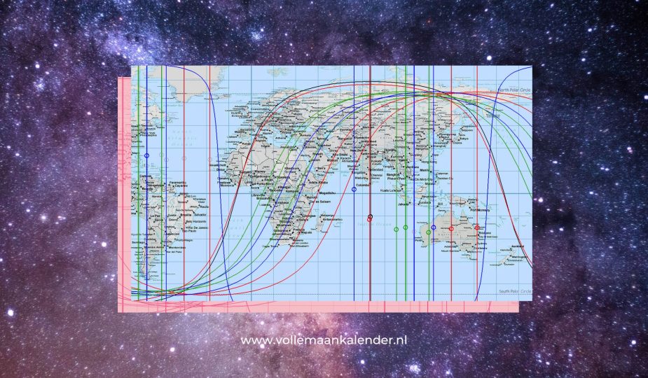 Astrocartografie reizen beste bestemmingen voor jouw energie - vollemaankalender