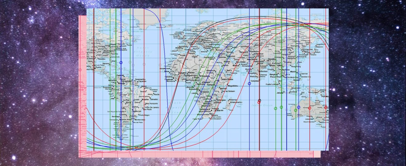 Wat is astrocartografie - vollemaankalender