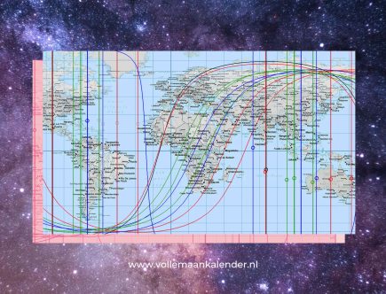 Wat is astrocartografie - vollemaankalender