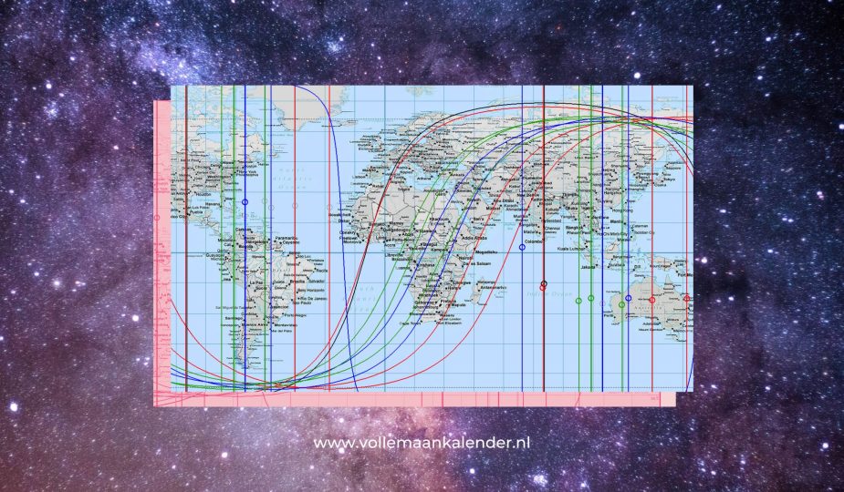 Wat is astrocartografie - vollemaankalender