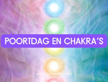 Poortdag en chakra’s