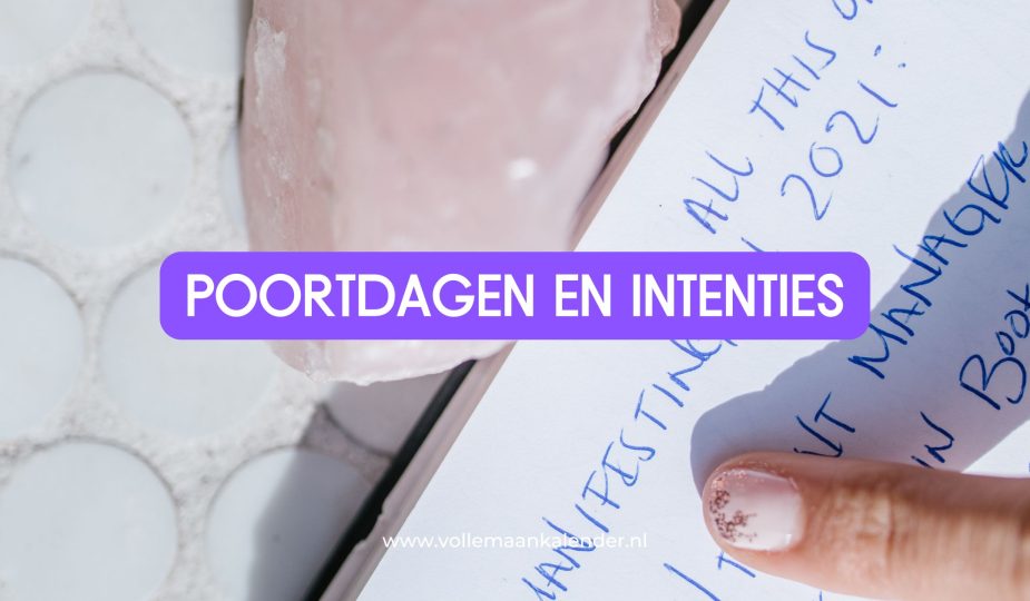 poortdagen en intenties