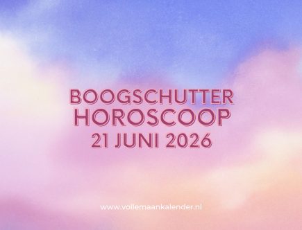 Daghoroscoop Boogschutter 21 juni 2026