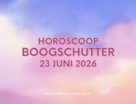 Daghoroscoop Boogschutter 23 juni 2026