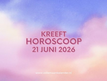 Daghoroscoop Kreeft 21 juni 2026