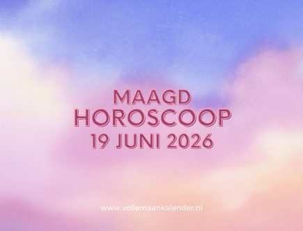 Daghoroscoop Maagd 19 juni 2026