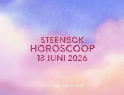 Daghoroscoop Steenbok 18 juni 2026