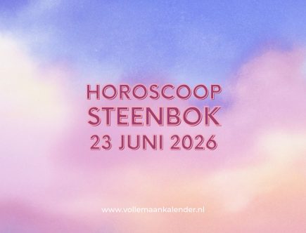 Daghoroscoop Steenbok 23 juni 2026