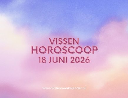 Daghoroscoop Vissen 18 juni 2026