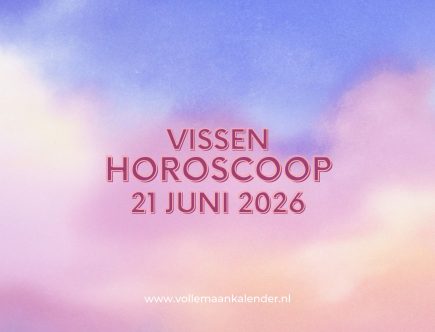Daghoroscoop Vissen 21 juni 2026